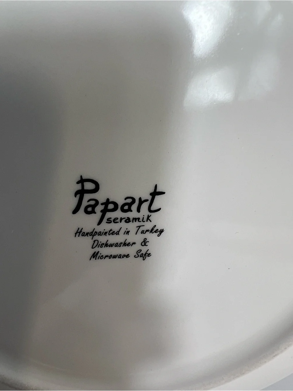 Papart Seramik Hand Painted Lemon Salad Plates Set of 2 Turkey 8”